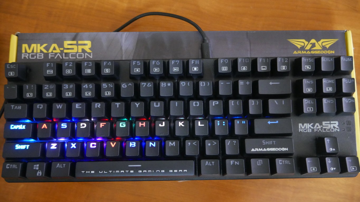 Review Keyboard Gaming Armaggeddon MKA 5R RGB FALCON 